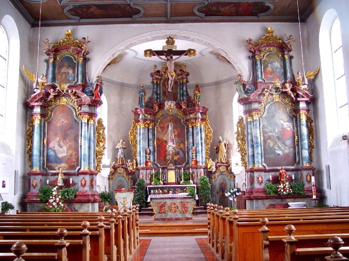 Katholische Kirche Attenweiler, Innenansicht